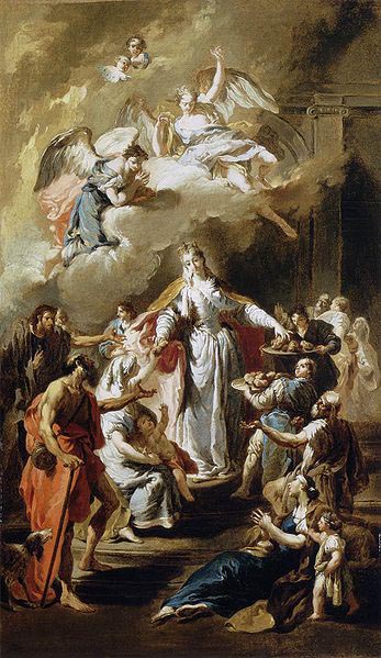 St Elizabeth Distributing Alms